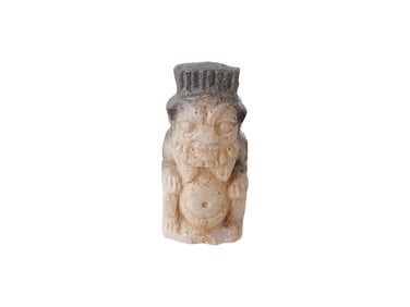 ANCIENT EGYPTIAN LATE PERIOD STONE GOD BES PENDANT