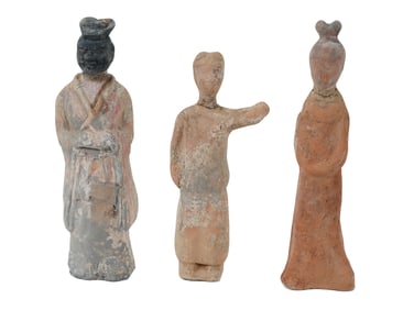 ANCIENT CHINESE HAN DYNASTY TERRACOTTA FIGURINES