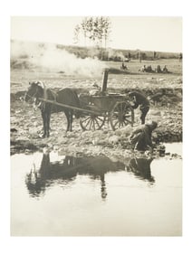 LARGE POST WWII SOVIET ERA PHOTO BY BORIS IGNATOVICH