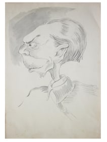 WWII ARMENIAN SOVIET ILLUSTRATION PAINTING