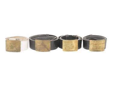 LOT OF RUSSIAN SOVIET ERA NAVY SOLDIER BELTS