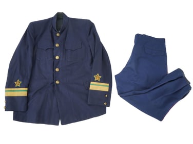 WWII RUSSIAN SOVIET NAVAL INTELLIGENCE ADMIRALS UNIFORM