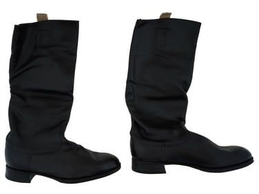 RUSSIAN SOVIET WWII GENERAL LEATHER HIGH TOP BOOTS