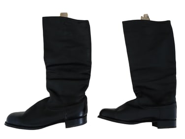 RUSSIAN SOVIET WWII GENERAL LEATHER HIGH TOP BOOTS