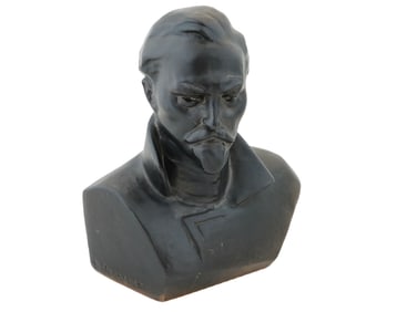 RUSSIAN SOVIET KGB NKVD CERAMIC BUST OF FELIX DZERZHINSKY