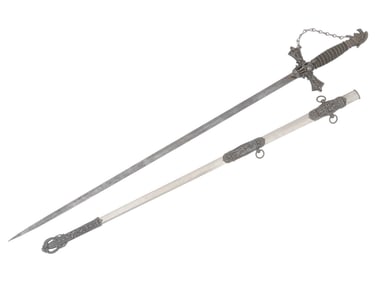 AMERICAN MASONIC SWORD BY CHARLES SWENSON W SCABBARD