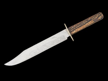 ANTIQUE SHEFFIELD CASTLE HILL WORKS BOWIE KNIFE