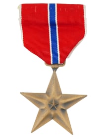 WWII AMERICAN BRONZE STAR PERSONALIZED MEDAL