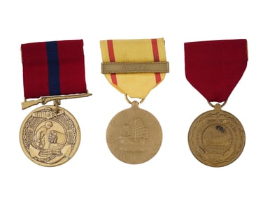 GROUP OF AMERICAN MILITARY SERVICE ARMED FORCES MEDALS