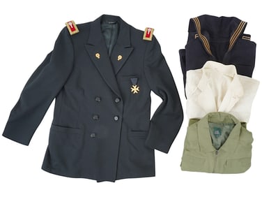 VINTAGE US NAVY AND AIRFORCE UNIFORM JACKETS