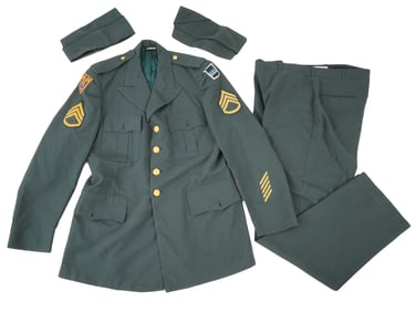 AMERICAN ARMY UNIFORM MILITARY JACKET PANTS HATS SET