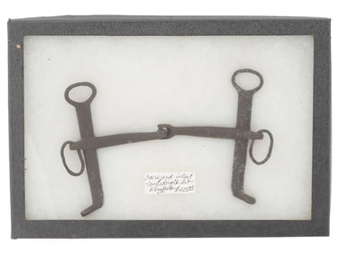 ANTIQUE CONFEDERATE CIVIL WAR HORSE BIT FROM WINCHESTER
