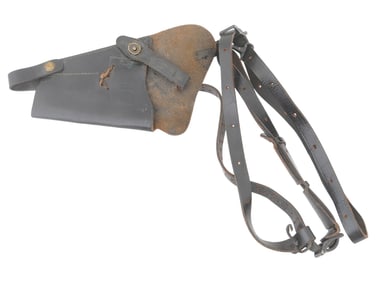 VINTAGE AMERICAN LEATHER SHOULDER HOLSTER HUNTER CORP