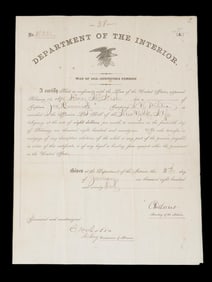 ANTIQUE AMERICAN WAR OF 1812 SURVIVORS PENSION PAPER