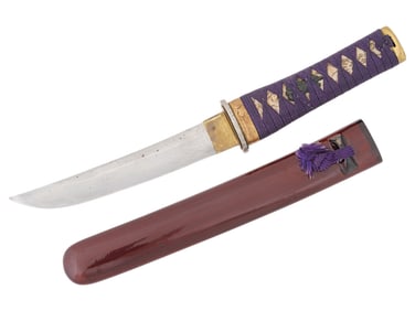 ANTIQUE JAPANESE SAMURAI TANTO WITH SHORT BLADE