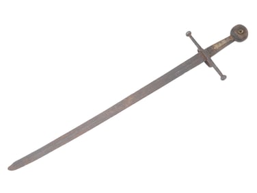 OTTOMAN EMPIRE BACK SWORD WITH WHEEL PUMEL CIRCA 1515