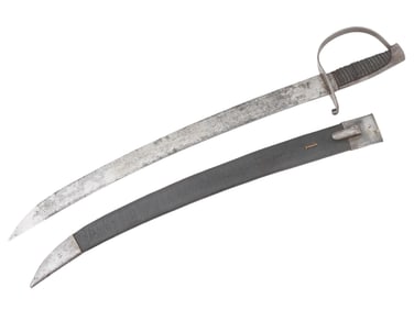 BRITISH 1ST REGIMENT REVOLUTIONARY SWORD W SCABBARD