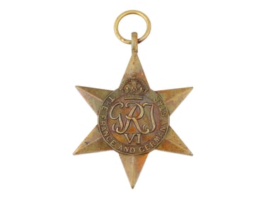 WWII BRITISH MEDAL THE FRANCE AND GERMANY STAR