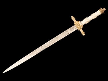 WWII TYPE GERMAN MADE DANISH NAVAL OFFICER DAGGER