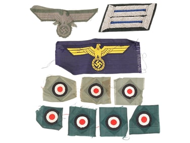WWII NAZI GERMAN ARMY AND NAVY MILITARY INSIGNIAS