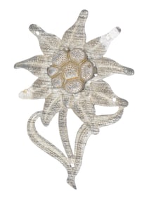 NAZI GERMAN WWII ARMY GEBIRGSJAGER MOUNTAIN CAP BADGE