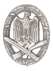 WWII GERMAN MILITARY GENERAL ASSAULT BADGE 1940