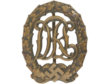 PRE WWII NAZI GERMAN THIRD REICH DRL SPORTS PIN BADGE