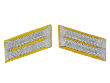 WWII TYPE GERMAN WEHRMACHT SIGNALMANS COLLAR TABS