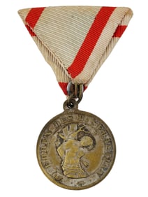 ANTIQUE GERMAN MEDAL IN HONOR OF SAINT SEBASTIAN