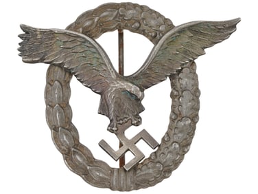 WWII MODEL NAZI GERMAN LUFTWAFFE AIR FORCE BADGE