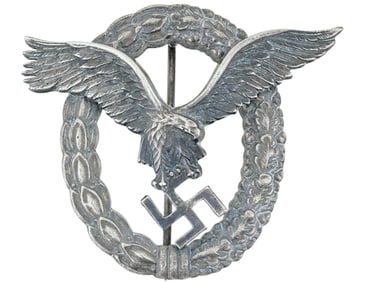 PRE-WWII NAZI GERMAN LUFTWAFFE PILOT OBSERVER BADGE