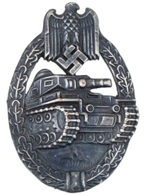 WORLD WAR II NAZI GERMAN THIRD REICH PANZER BADGE