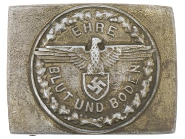 WWII GERMAN SS FREIWILLIGE SCHUTZSTAFFEL BELT BUCKLE