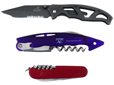 GERBER SWISS ARMY YNECREST MULTITOOL POCKET KNIVES