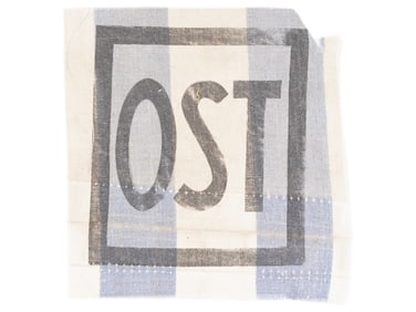 WWII NAZI CONCENTRATION CAMP OST UNIFORM FRAGMENT