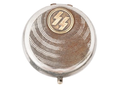 WWII NAZI GERMAN WAFFEN SS POCKET ASHTRAY