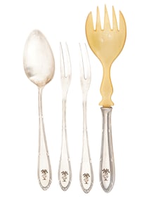 WWII TYPE CUTLERY F AFRIKA CAMPAIGN OFFICERS CANTEEN