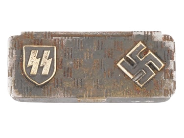 WWII NAZI GERMAN WAFFEN SS PERVITIN CONTAINER BOX
