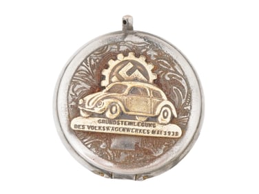 NAZI GERMAN MODEL VOLKSWAGEN POCKET ASHTRAY