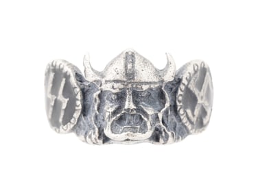 WWII MODEL GERMAN THIRD REICH SS 800 SILVER WIKING RING