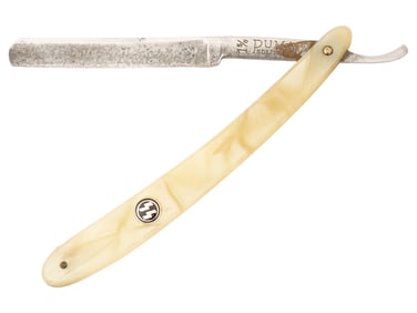 WWII NAZI GERMAN WAFFEN SS STRAIGHT RAZOR PUMA SOLINGEN