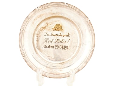 WWII MODEL GERMAN PRESENTATION WALL PLATE