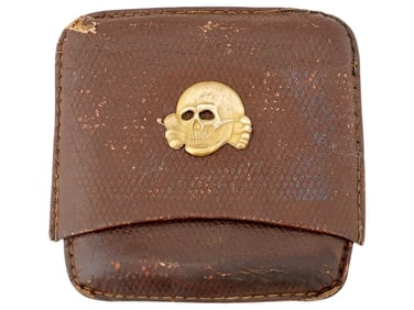 WWII TYPE GERMAN WAFFEN SS TOTENKOPF WALLET