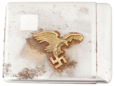 WWII MODEL GERMAN LUFTWAFFE PILOTS CIGARETTE CASE