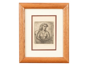 HENRI MATISSE LIMITED EDITION PORTRAIT ETCHING