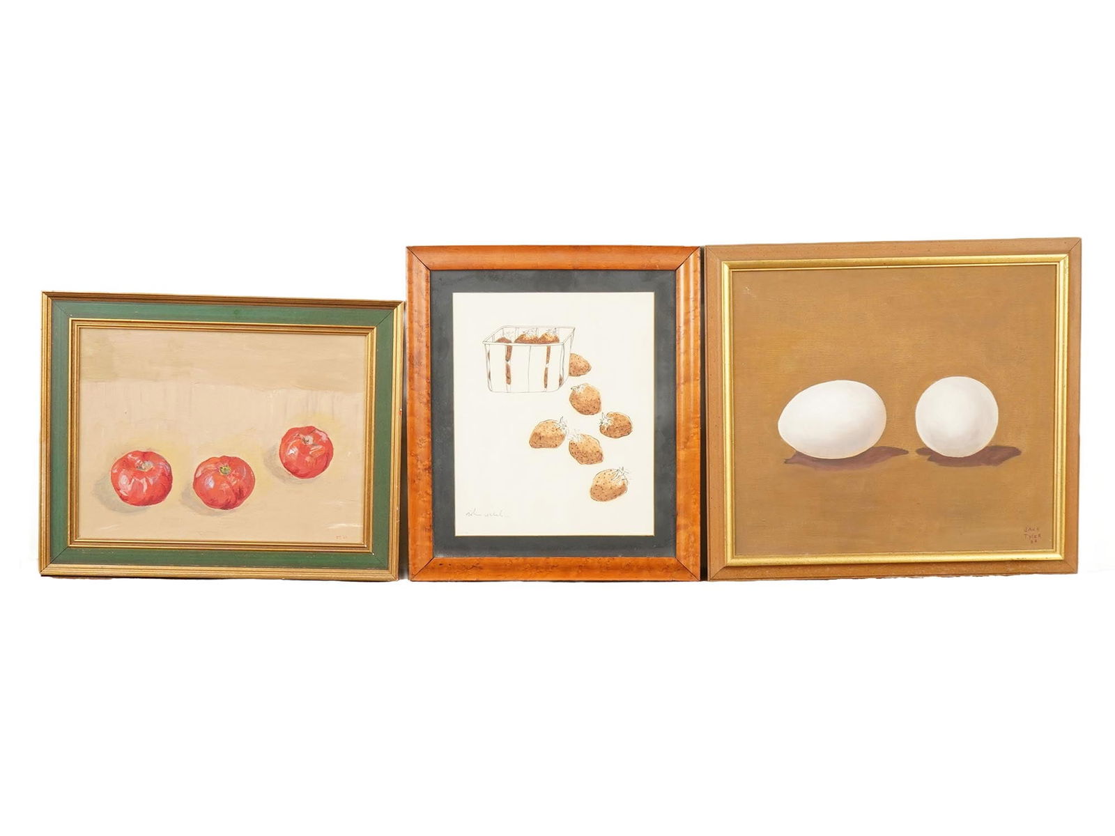 LOT OF OIL AND MIXED MEDIA PAINTINGS BY JACK TYLER (1 of 8)