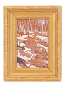 CANADIAN LANDSCAPE OIL PAINTING SIGNED A Y JACKSON