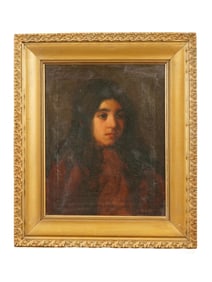 ANTIQUE AMERICAN OIL PAINTING BY J. REDDING KELLY