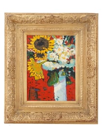 AMERICAN STILL LIFE OIL PAINTING BY JOHN CALVIN