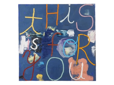 SUSAN SHUP AMERICAN OIL PAINTING THIS IS FOR YOU 2011